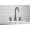 Fauceture FSC892ZXAC Millennium Widespread Bathroom Faucet, Antique Copper FSC892ZXAC - alternate 2